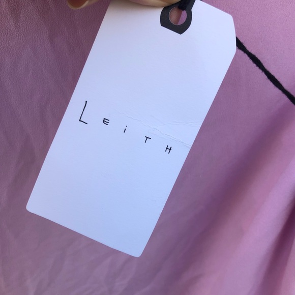 LEITH 3X Pink Tank Top Slinky Sexy Layer Crop Shelf Bra Liner Pullover Lavender - Picture 4 of 5